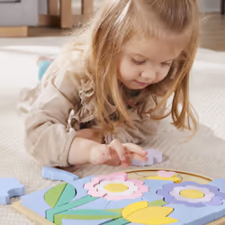 Fisher-Price Wooden Flower Puzzle Blocks - Additional view 8
