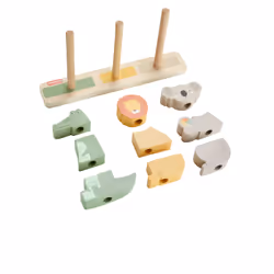 Fisher-Price Wooden Stack & Sort Animals - Additional view 4