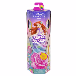 Disney Princess SPIN & REVEAL Ariel Doll, Fashion doll, Female, 3 yr(s), Girl, 290 mm, Multicolour