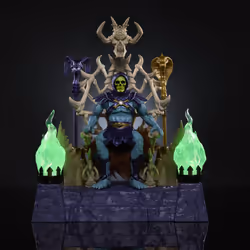 Masters of the Universe Masterverse Skeletor & Havoc Throne Action Figure