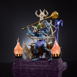 Masters of the Universe Masterverse Skeletor & Havoc Throne Action Figure - Additional view 4