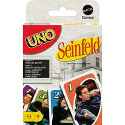 Mattel Games UNO Seinfeld Card Game for Kids  Adults & Family with Deck & Special Rule Inspired by the TV Show