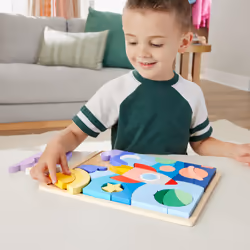 Fisher-Price Wooden Space Blocks Puzzle - Additional view 6