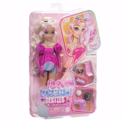 Barbie Dream Besties “Malibu” Fashion Doll with 8 Makeup & Hair Themed Accessories - Additional view 4