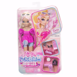 Barbie Dream Besties “Malibu” Fashion Doll with 8 Makeup & Hair Themed Accessories - Additional view 5