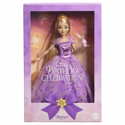 Disney Princess Birthday Celebration Rapunzel Doll, Fashion doll, Female, 3 yr(s), Girl, 280 mm, Multicolour