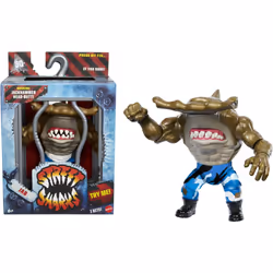 Mattel Street Sharks Jab Action Figure Toy  90s TV Half-Man Half-Shark Hero  6-Inch Articulated Toy with Real-Like Skin  Bite ...