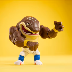 Mattel Street Sharks Action Figure with Bite & Slam Motion  Big Slammu Collectible Toy Inspired by 90s TV Half-Man Half-Shark Hero  6-Inch
