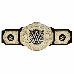 WWE World Heavyweight Championship Role Play Title, Fancy dress belt, Child, Any gender, 6 yr(s), Black, Gold, 965.2 mm