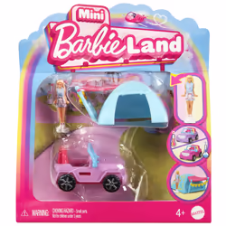 Barbie Mini BarbieLand Doll and Vehicle, Doll playset, 4 yr(s)