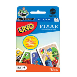 Mattel UNO Pixar Card Game with Character-Inspired Deck for Kids, Adults & Family Nights
