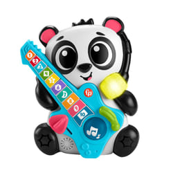 Baby Learning Toy Link Squad Jam & Count Panda with Music & Lights for Ages 9+ Months, UK English Version, Compatible Only with Link Squad Items,