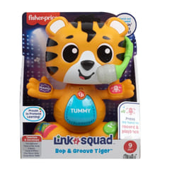 Fisher Price Link Squad Bop & Grooze Tiger With Lights And Sounds