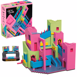 Mattel MEGA Squid Game Staircase Building Toy Kits with Action Figure (1707 pieces) for Collectors