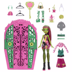 Monster High Skulltimate Secrets Venus McFlytrap Doll, Fashion doll, Female, 4 yr(s), Girl, Multicolour