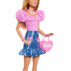 Barbie 28-in Fashion Doll with Removable Fashions & Accessories, Necklace and Purse Accessory - Additional view 2