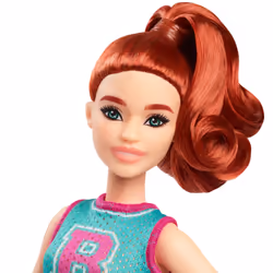 Barbie Fashionistas Doll #232 in Jersey Top and Pleated Purple Skirt, Red Hair - Additional view 3