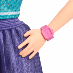 Barbie Fashionistas Doll #232 in Jersey Top and Pleated Purple Skirt, Red Hair - Additional view 4