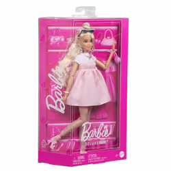 Barbie Deluxe Style Doll #3 in Pastel Pink Barbiecore Dress with Oversized Bow, Blond Hair - Additional view 7