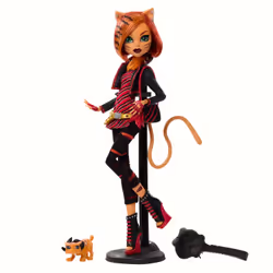 Monster High Boo-riginal Creeproduction Toralei Doll with Diary, Doll Stand and Pet
