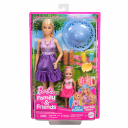 Barbie Family & Friends Dolls & Accessories, Picnic-Themed Playset with 2 Dolls & 9 Pieces - Additional view 6