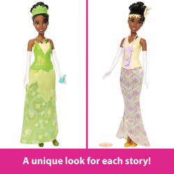 Disney Princess Tiana 2-in-1 Stories Fashion Doll