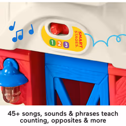 Fisher-Price Little People Toddler Learning Toy Caring for Animals Farm Playset with Smart Stages for Pretend Play Kids Ages 1+ years