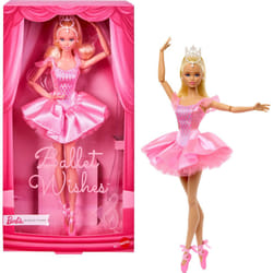 Barbie Signature Ballet Wishes Doll  Collectible Fashion Doll in Satiny  Pink Tutu with Blonde Hair and Giftable Packaging