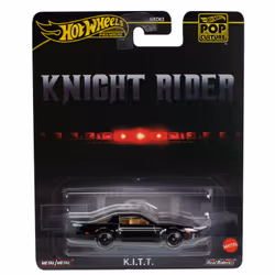 Hot Wheels Pop Culture Knight Rider K.I.T.T., Car, 3 yr(s), Metal, Plastic, Black