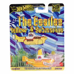 Hot Wheels Pop Culture The Beatles Yellow Submarine, Ship, 3 yr(s), Metal, Plastic, Yellow