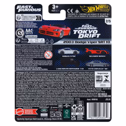 Hot Wheels Fast & Furious JBL85 play vehicle/play track