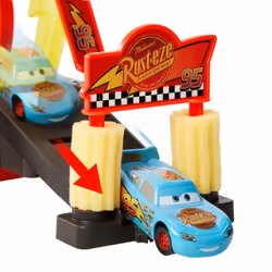 Disney Pixar Cars Disney and Pixar Cars Color Changers Race Ready Car Wash Playset & Color Changing Lightning McQueen - Additional view 6