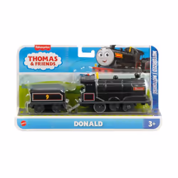 Thomas & Friends Motorised Engine Donald With Cargo Train