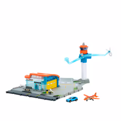 Matchbox Airport Takeoff Adventure Playset with 1 Die-Cast Toy Audi Car & 1 Plastic Plane, Vehicle & track set, 3 yr(s), Meta ...