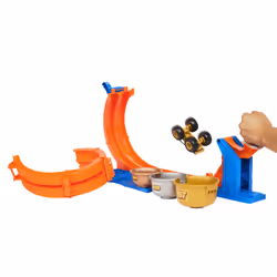 Hot Wheels Monster Trucks Loop-And-Flip Trophy Challenge Playset & Die-Cast Bigfoot Toy Truck - Additional view 5