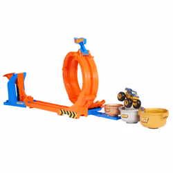 Hot Wheels Monster Trucks Loop-And-Flip Trophy Challenge Playset & Die-Cast Bigfoot Toy Truck - Additional view 7