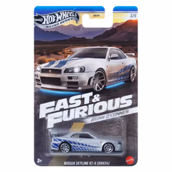 Hot Wheels Fast & Furious JBY31, Car, 3 yr(s), Metal, Blue, Grey