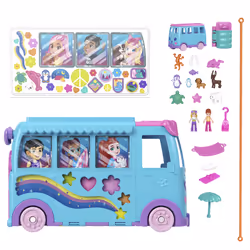 Polly Pocket PET MOBILE ADVENTURE Playset