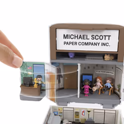 Polly Pocket x The Office Best Boss Mug Compact, Dunder Mifflin Character Set Collectible Toy - Additional view 5