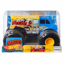 Hot Wheels Monster Trucks Oversized DEMO DELIVERY Vehicle, Monster truck, 3 yr(s), Metal, Plastic, Multicolour