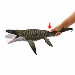 Jurassic World Rebirth Bite N Blast Mosasaurus Action Figure and Mini Dilophosaurus, Dinosaur Toy - Additional view 4