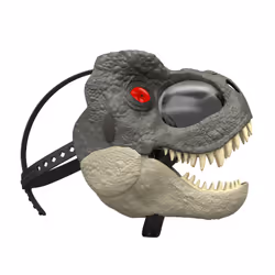 Jurassic World Rebirth T-Rex Rage N Roar Mask with LED Light Up Eyes Feature, 3 Level Effects - Additional view 6