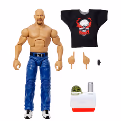 Mattel WWE Elite Collection Top Picks 'Stone Cold' Steve Austin Action Figure, 8 yr(s), Multicolour