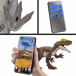 Jurassic World Rebirth Gigantic Thrashers Tyrannotitian Dinosaur Figure Toy, Tail Activated Attack - Additional view 8
