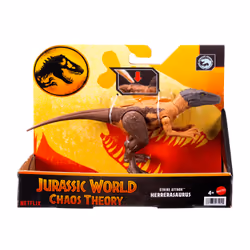 Jurassic World Strike Attack Herrerasaurus Dinosaur Toy, Single Strike Action, Authentic & Posable