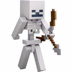 Minecraft Skeleton Core Figure, 6 yr(s), Minecraft, Multicolour, Plastic