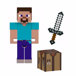 Minecraft STEVE CORE FIGURE, 6 yr(s), Minecraft, Multicolour, Plastic