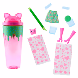 Barbie Pop Reveal Shakes Series Doll & Accessories Set, Scented Cute Kitten Fashion Doll - Additional view 7