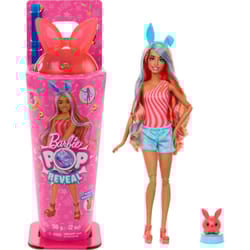 Barbie Pop Reveal Series Doll & Accessories Set  Shakes Series  Scented Bright Bunny Scented Fashion Doll & Pet  8 Surprises Include Color Change