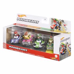 Hot Wheels Mario Kart Vehicle 4-Pack